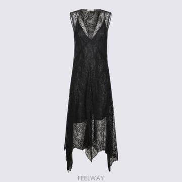 26FW 펜디 미디 원피스 FDD666 B1UDF0QA1 Nero
