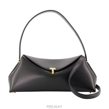 26 F/W 토템 TLOCK 숄더 백 TOTEME 레더 블랙 263- B0732274780