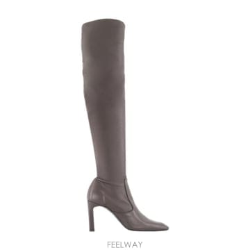 26 F/W 토템 오버추어 더 KNEE 부츠 TOTEME 레더 브라운 B0732276370