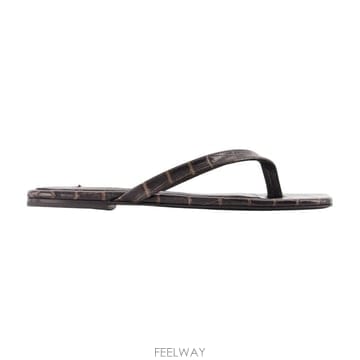 26 F/W 토템 CROCO 샌들 TOTEME 레더 브라운 243-W B0732276371