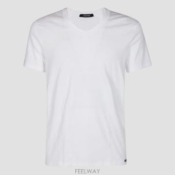 TOM FORD 26FW ������ V�� ���� Ƽ���� T4M09 1040100 White26FW ������ V�� ���� Ƽ���� T4M09 1040100 White