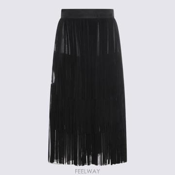 25FW 돌체앤가바나 미디 스커트 F4DARZ GDDIFN0000 Nero