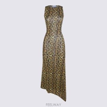 26SS 마린세르 롱 원피스 WDR481ACJER0108 YE30 Yellow