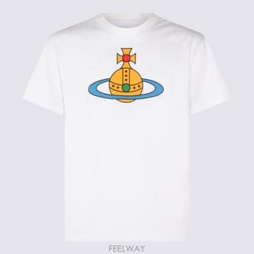 ViVienne westwood 26SS ���ȿ���Ʈ��� ���� Ƽ���� 3G01004S J001MA401 White26SS ���ȿ���Ʈ��� ���� Ƽ���� 3G01004S J001MA401 W
