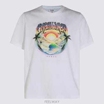 CASABLANCA 26FW ī�����ī ���� Ƽ���� MPF26JTS001 07 White26FW ī�����ī ���� Ƽ���� MPF26JTS001 07 White