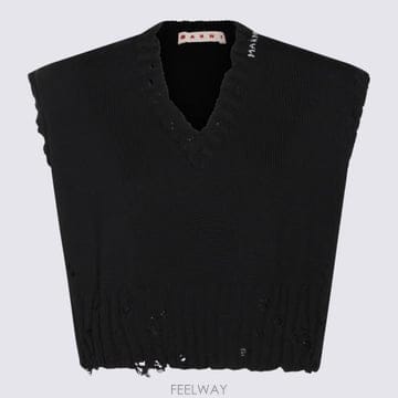 26SS 마르니 민소매 티셔츠 CVMD0088A0 UFC65200N99 Light Grey