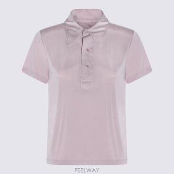 26SS 마르지엘라 폴로 티셔츠 S51GL0066 M20171361 LIGHT MAUVE