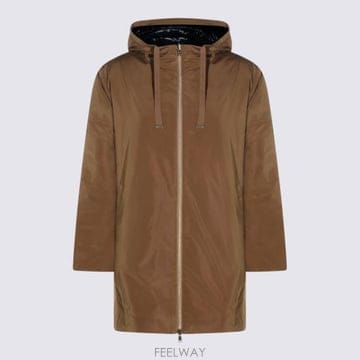 26SS 에르노 롱패딩 PI002221D 12483Z2192 CAMEL NAVY