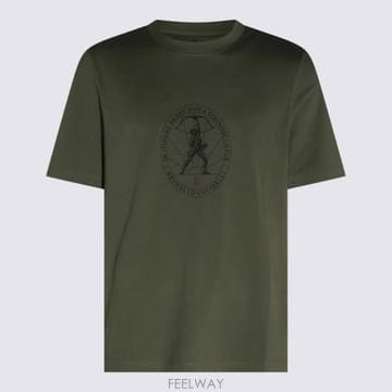 26FW 브루넬로 쿠치넬리 반팔 티셔츠 M0B138519 C9759 Army