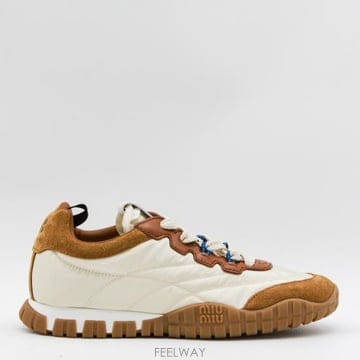 26FW 미우미우 스니커즈 5E417EF005 LYWF05KS AVORIO CARAMEL