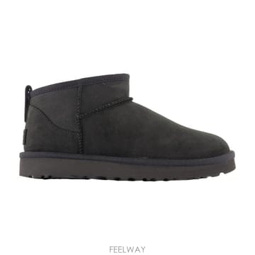 26 F/W 어그 W 클래식 ULTRA 미니 누벅 앵클 부츠 어그 레 B0732277926
