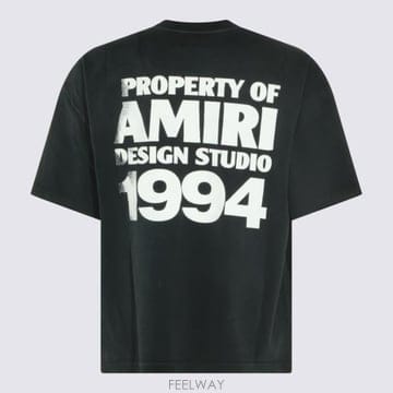 26FW 아미리 반팔 티셔츠 AMTOJR1160 001 Black
