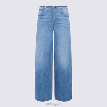 26SS 알렉산더 왕 데님 팬츠 4DC1264902 400C VINTAGE MARBLED BLUE