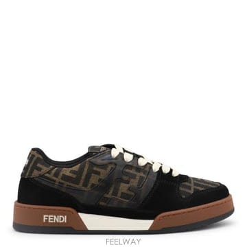 26FW 펜디 매치 스니커즈 7E1688 AQ6IF1PXA BLACK BROWN
