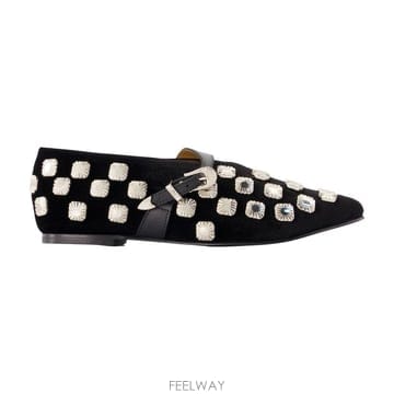 26 F/W 토가풀라 AJ1516 플랫슈즈 토가 PULLA 레더 블랙 B0732278610