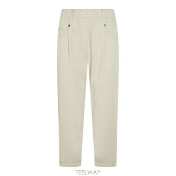 26FW 브루넬로 쿠치넬리 스트레이트 팬츠 MP126P8417 C9815 LATTE D AVENA