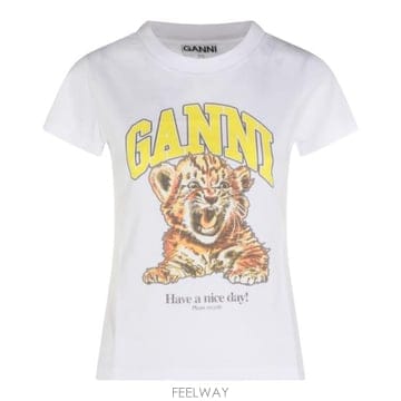 GANNI 26FW ���� ���� Ƽ���� A1050258 151 Bright White26FW ���� ���� Ƽ���� A1050258 151 Bright White