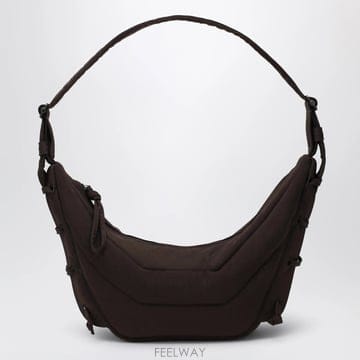 26 F/W 르메르 스몰 소프트 게임 백 인 방수 브라운 나일론 BG B0052282429