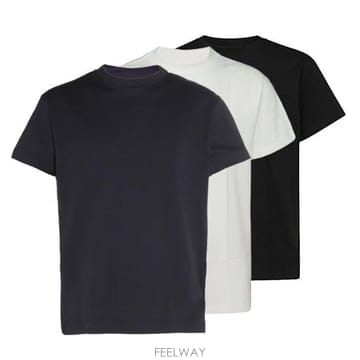 JIL SANDER 26FW ������ ���� Ƽ���� J22GC0272 JTN254000 BLACK WHITE NAVY26FW ������ ���� Ƽ���� J22GC0272 JTN254000 BLACK WHIT