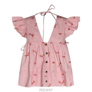 GANNI 26FW ���� ���� Ƽ���� A1040426 499 SILVER PINK26FW ���� ���� Ƽ���� A1040426 499 SILVER PINK