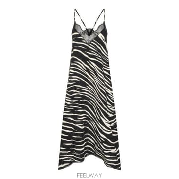 26FW 자딕앤볼테르 미디 원피스 WWDR02700 011 BLACK