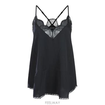 Zadig&Voltaire 26FW �ڵ�غ��׸� CHRISTY ũ����Ƽ ���̽� Ʈ���� ��ũ ĳ�̼� WWCR01313 011 BLACK26FW �ڵ�غ��׸� CHRISTY ũ����Ƽ ���̽� Ʈ���� ��ũ 