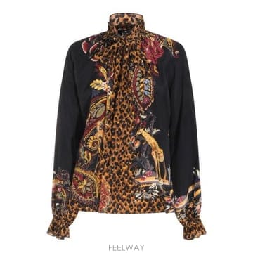 ETRO 26FW ��Ʈ�� ����콺 WRJA0157 AK15YX0812 BLACK BORDEAUX26FW ��Ʈ�� ����콺 WRJA0157 AK15YX0812 BLACK BORDEAU