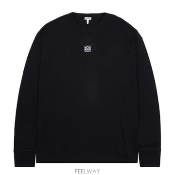 26FW 로에베 H526Y22XAY 1100 오버사이즈 핏 롱 슬리브 티셔츠
