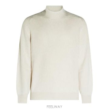 Brunello Cucinelli 26FW ���ڷ� ��ġ�ڸ� ��Ʋ�� M22700514 CS120 OFF WHITE26FW ���ڷ� ��ġ�ڸ� ��Ʋ�� M22700514 CS120 OFF WHIT