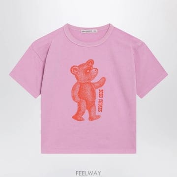 26 F/W 보보쇼즈 SOFTPAW 몬스터 숏슬리브 티셔츠 인 핑크  B0052282499