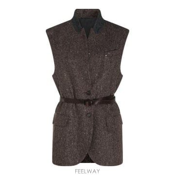 Brunello Cucinelli 26FW ���ڷ� ��ġ�ڸ� ��Ʈ ���� MG5667253 C004 MARRONE NERO26FW ���ڷ� ��ġ�ڸ� ��Ʈ ���� MG5667253 C004 MARRON