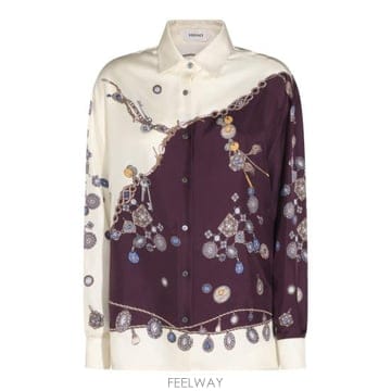 Versace 26FW ������ü ����콺 1025686 1A186825R880 BURGUNDY WHITE GOLD26FW ������ü ����콺 1025686 1A186825R880 BURGUNDY W