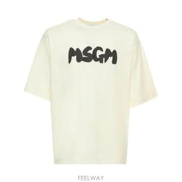 26 FW MSGM 남성 그래픽 프린트 오버사이즈 티셔츠 TP724688434