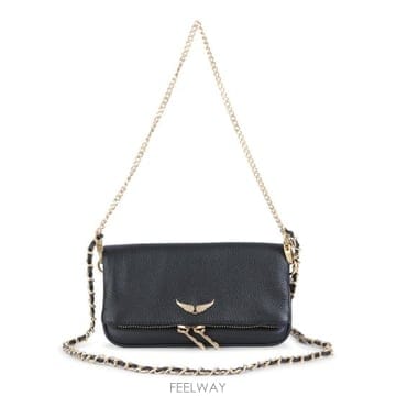 Zadig&Voltaire 26FW �ڵ�غ��׸� ũ�ν��� LWBA03975 005 BLACK GOLD26FW �ڵ�غ��׸� ũ�ν��� LWBA03975 005 BLACK GOLD