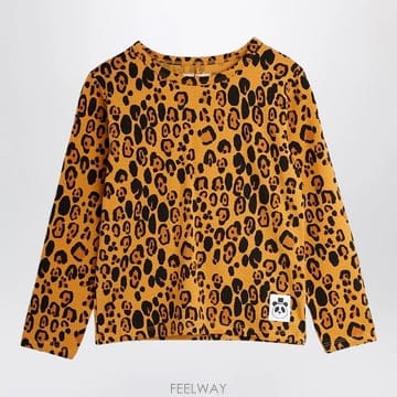 26 F/W 미니로디니 베이지 레오파드 프린트 LONGSLEEVE 라 B0052282553