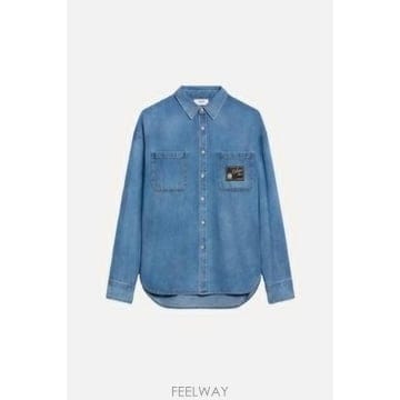 CELINE [E32]������ RC0N52N67GDP1 ���� ���� ���� CELINE SHIRT IN COTTON DENIM[E32]������ RC0N52N67GDP1 ���� ���� ���� CELINE SHIRT 