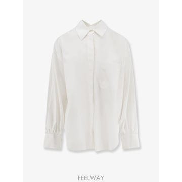 [N85]아스페시 5483C118 여성 셔츠 블라우스 남방 ASPESI Relaxed Fit cotton s