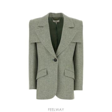 [X45]끌로에 CH26WVE35068 38X 여성 자켓 베스트 다운베스트 질렛 Melange green s