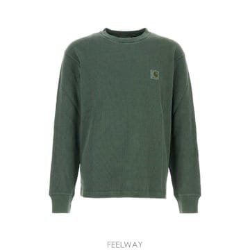 [X45]칼하트 I035304 3U0GD 남성 티셔츠 민소매 탑 Green cotton L S Vista W
