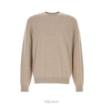 Zegna [X45]���� RUIK20A4110 N92 ���� ������ ��Ʈ ����� Sand cashmere sweater[X45]���� RUIK20A4110 N92 ���� ������ ��Ʈ ����� Sand