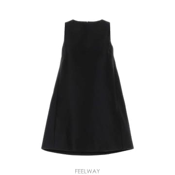 Balenciaga [X45]�߷��þư� A009P3TUT22 1000 ���� ���ǽ� �� �̵� �̴� �巹�� Black wool bl[X45]�߷��þư� A009P3TUT22 1000 ���� ���ǽ� �� �̵� 