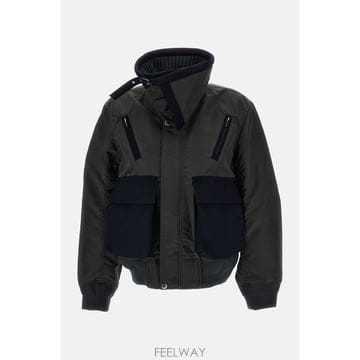 26 F/W 사카이 나일론 트윌 X 울 멜턴 블루종 260871553 B0032287836