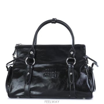 Miu Miu 26FW �̿�̿� �۷ν� ���� �ڵ�� 5BA333VOOO 2A44F0002 NERO26FW �̿�̿� �۷ν� ���� �ڵ�� 5BA333VOOO 2A44F0002 