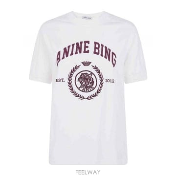 26FW 애니빙 jaylin tee collegiate A0812695WKHA3ECRU TP580856149