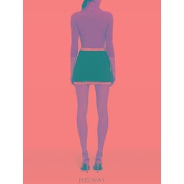 Victoria Beckham 25SS ���丮�ƺ��� Ruffle �̴� ��ĿƮ 1125WSK006037A1 TP57749424725SS ���丮�ƺ��� Ruffle �̴� ��ĿƮ 1125WSK006037A1 T