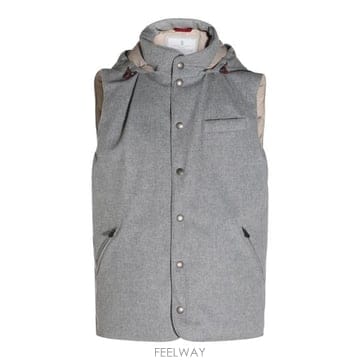 Brunello Cucinelli 26FW ���ڷ� ��ġ�ڸ� ����� �� �ö��� ����ó�� �ĵ� �ٿ� ����Ʈ MM4701775 CDF30 GREY26FW ���ڷ� ��ġ�ڸ� ����� �� �ö��� ����ó�� �ĵ� 