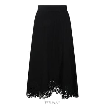 26FW 짐머만 미디 스커트 9419SF261 BLK BLACK