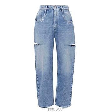 26FW 마르지엘라 코인 슬래쉬 디테일 진 S51LA0051 S30513470 BLUE