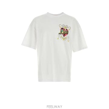 아미리 AMIRI 하트 OS 티셔츠 AM426JR037 WHITE B0442282398