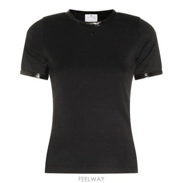 COURREGES 26FW ������ ���� Ƽ���� 326JTS017 JS03119999 BLACK26FW ������ ���� Ƽ���� 326JTS017 JS03119999 BLACK